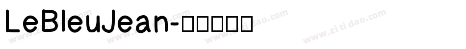LeBleuJean字体转换
