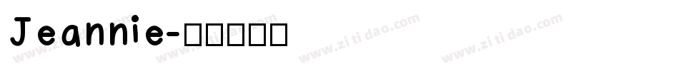 Jeannie字体转换