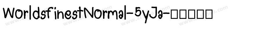 WorldsfinestNormal-5yJa字体转换