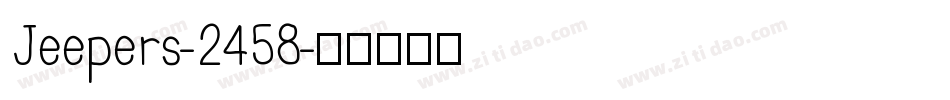 Jeepers-2458字体转换