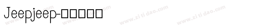 Jeepjeep字体转换