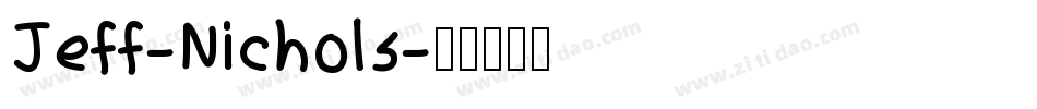 Jeff-Nichols字体转换