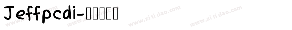 Jeffpcdi字体转换