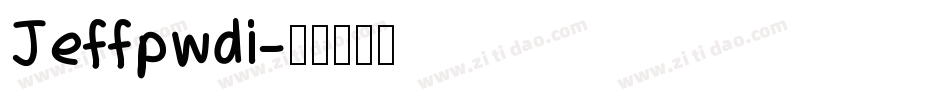 Jeffpwdi字体转换