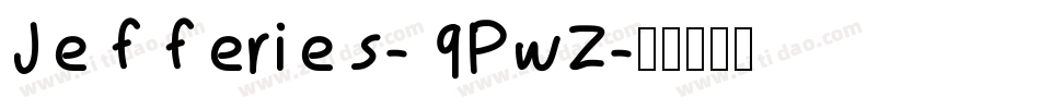 Jefferies-9PwZ字体转换