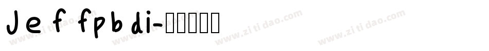 Jeffpbdi字体转换