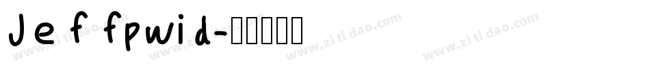 Jeffpwid字体转换