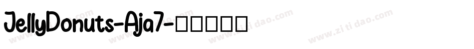 JellyDonuts-Aja7字体转换