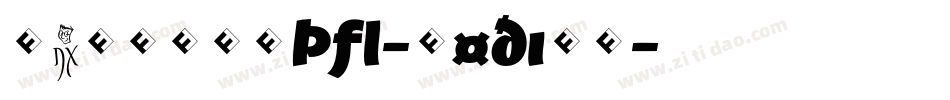 JambonoTF-Medium字体转换