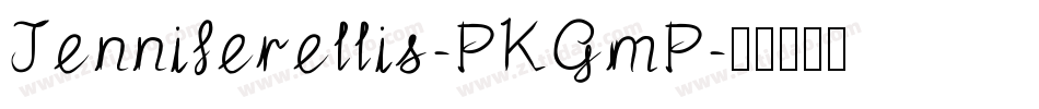 Jenniferellis-PKGmP字体转换