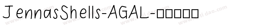 JennasShells-AGAL字体转换