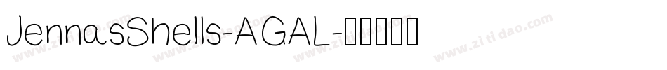 JennasShells-AGAL字体转换