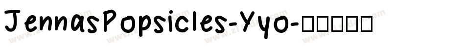 JennasPopsicles-Yyo字体转换