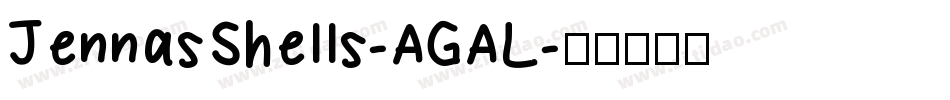 JennasShells-AGAL字体转换