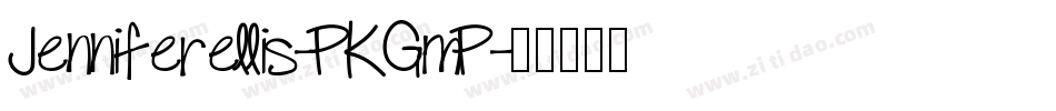 Jenniferellis-PKGmP字体转换