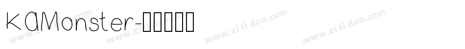 KAMonster字体转换