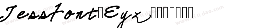 Jessfont-Eyz8字体转换