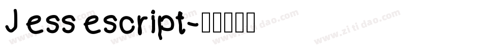Jessescript字体转换