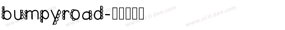 bumpyroad字体转换