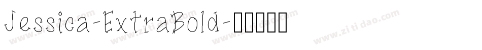 Jessica-ExtraBold字体转换
