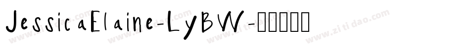 JessicaElaine-LyBW字体转换