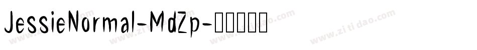 JessieNormal-MdZp字体转换