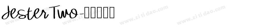 JesterTwo字体转换