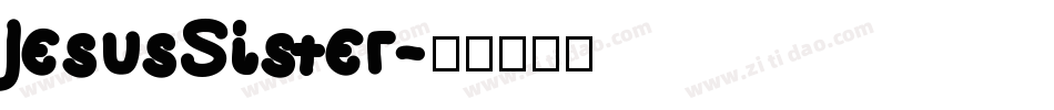 JesusSister字体转换