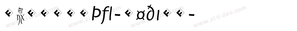JambonoTF-Medium字体转换