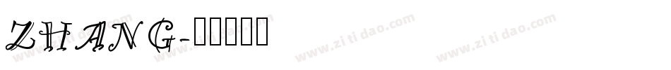 ZHANG字体转换