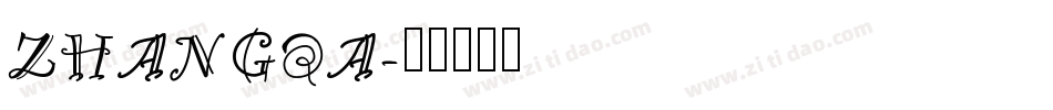 ZHANGQA字体转换