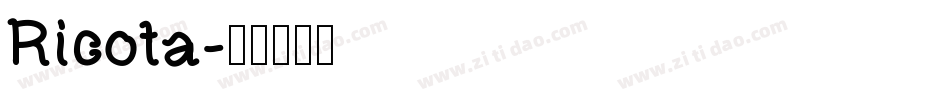 Ricota字体转换