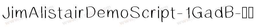 JimAlistairDemoScript-1GadB字体转换