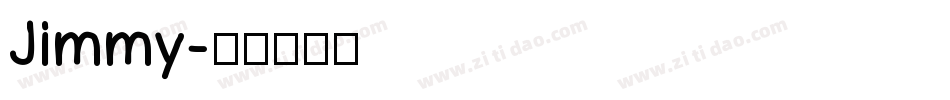 Jimmy字体转换