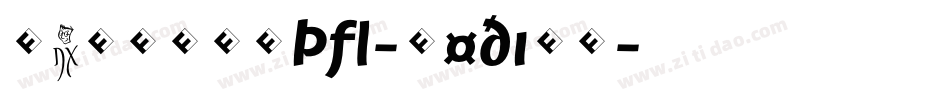 JambonoTF-Medium字体转换