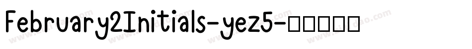 February2Initials-yez5字体转换
