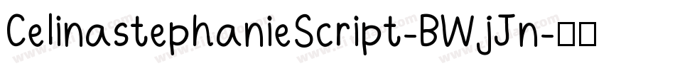 CelinastephanieScript-BWjJn字体转换