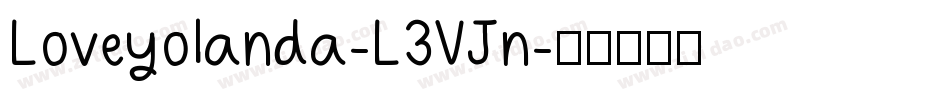 Loveyolanda-L3VJn字体转换