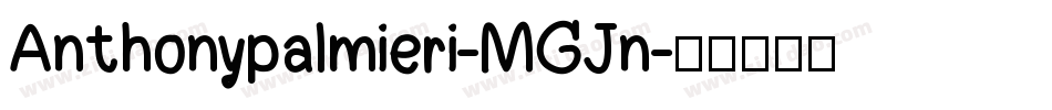 Anthonypalmieri-MGJn字体转换