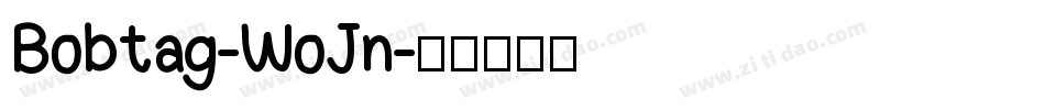 Bobtag-WoJn字体转换