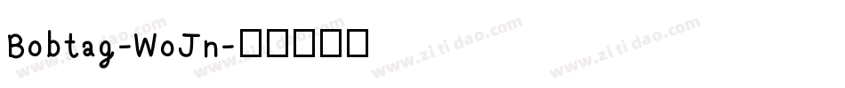Bobtag-WoJn字体转换