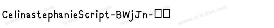CelinastephanieScript-BWjJn字体转换