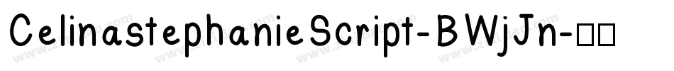 CelinastephanieScript-BWjJn字体转换