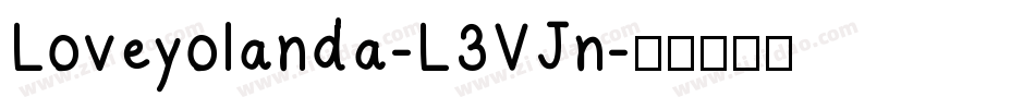 Loveyolanda-L3VJn字体转换
