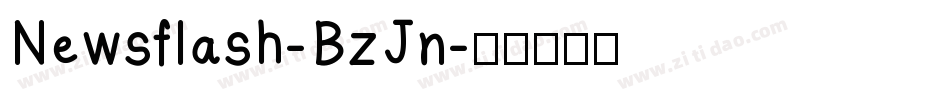 Newsflash-BzJn字体转换