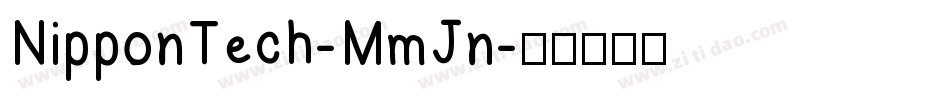 NipponTech-MmJn字体转换