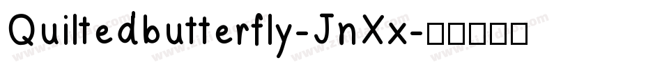 Quiltedbutterfly-JnXx字体转换