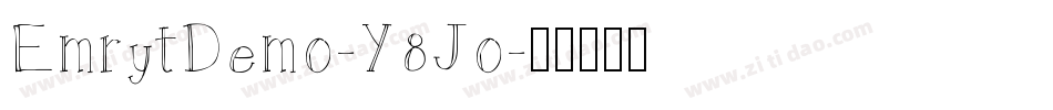 EmrytDemo-Y8Jo字体转换