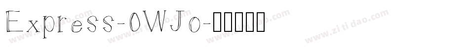 Express-0WJo字体转换