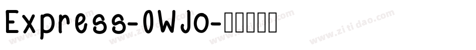Express-0WJo字体转换